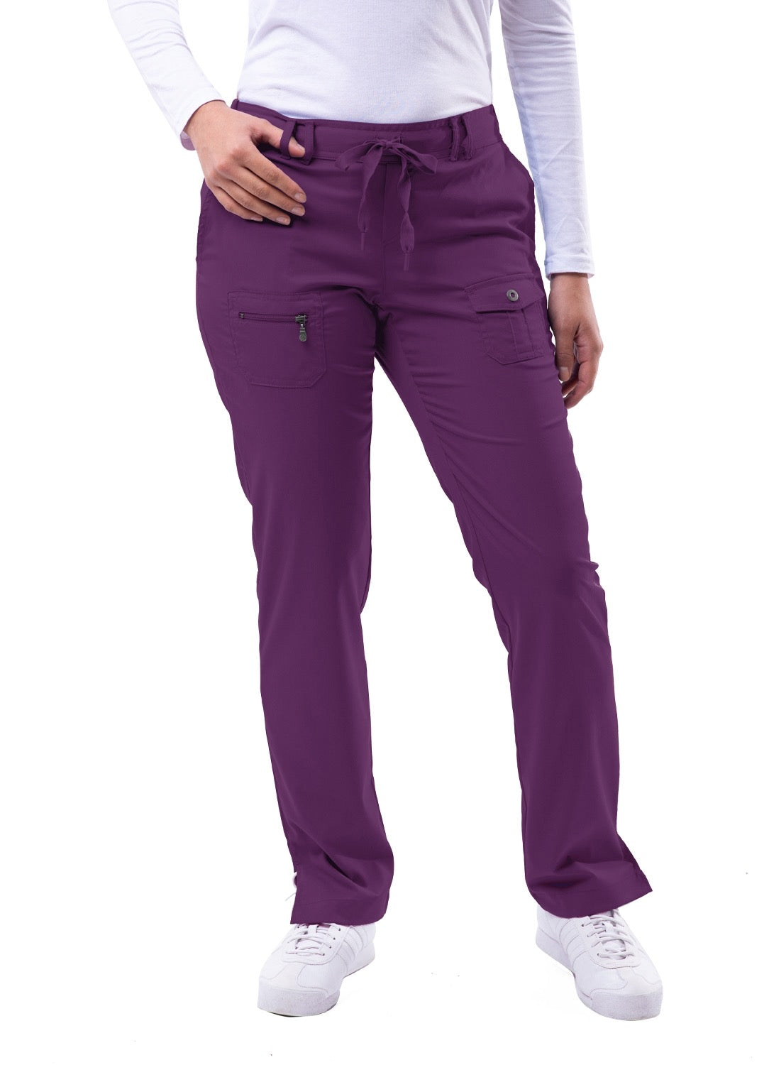 ADAR PRO-Women's Slim Fit Scrub Pants-P4100