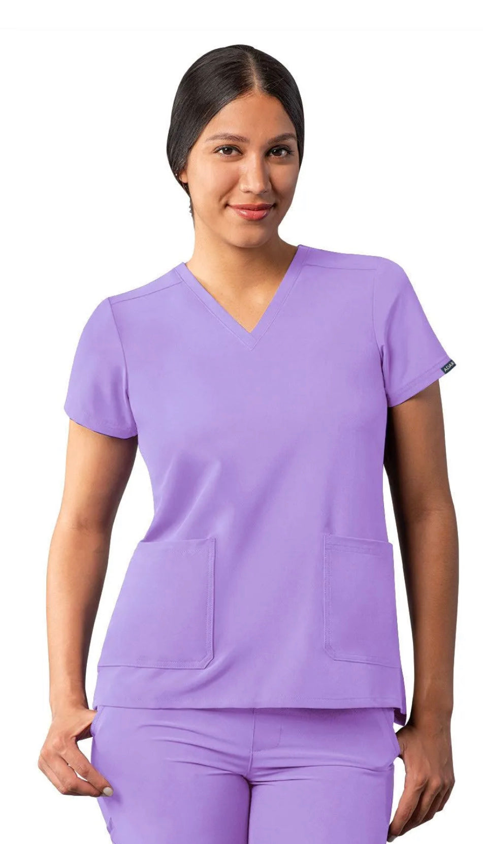 Adar Addition Women's Modern V-Neck Top- A6008