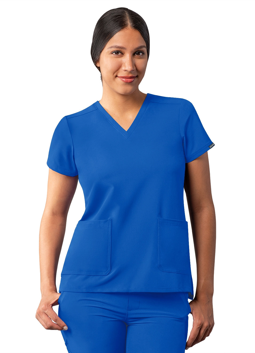 Adar Addition Women's Modern V-Neck Top- A6008