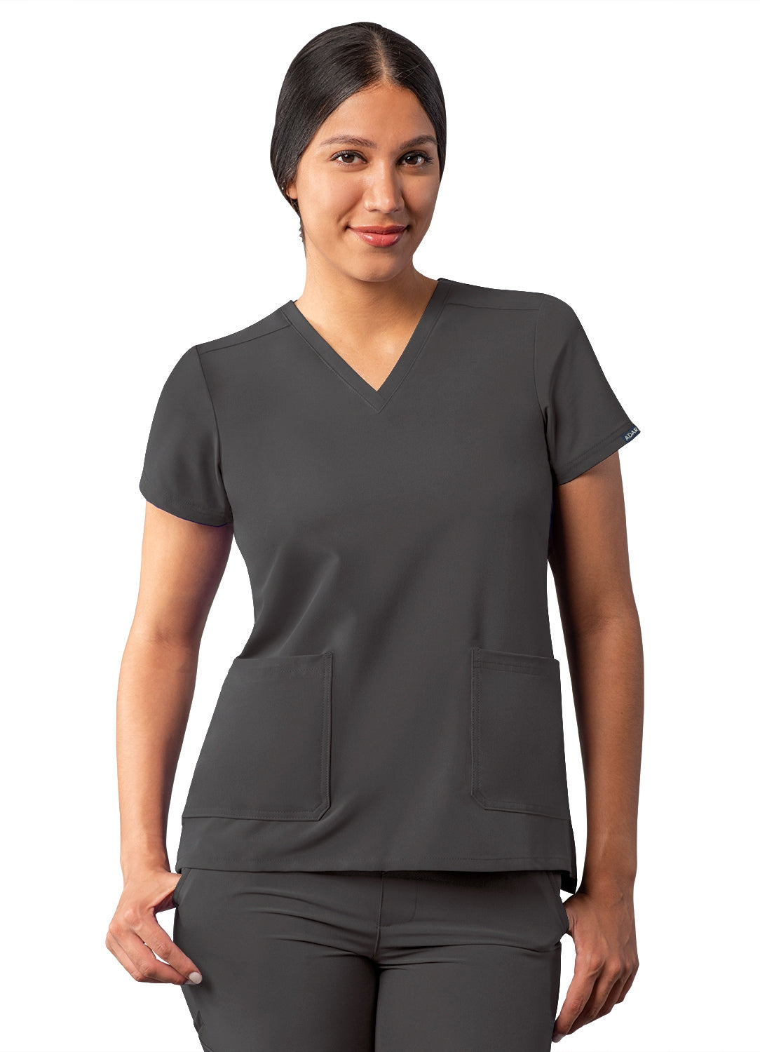 Adar Addition Women's Modern V-Neck Top- A6008