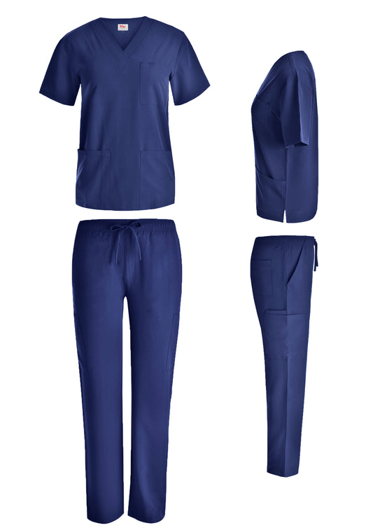Beverly Hills Uniforms-Unisex Stretch Scrub Set