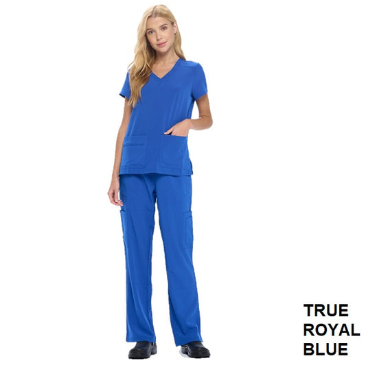 Natural Uniform- WOMEN’S COOL STRETCH V-NECK TOP AND CARGO PANT SET